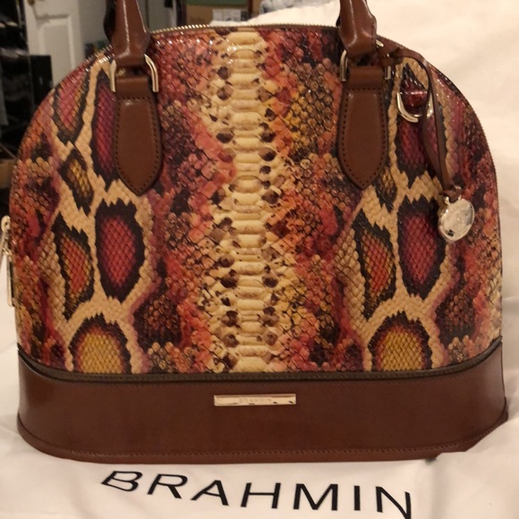 BRAHMIN GEORGINA MULTI BRIDGEPORT BAG with ADY WALLET NWT - Picture 3 of 16